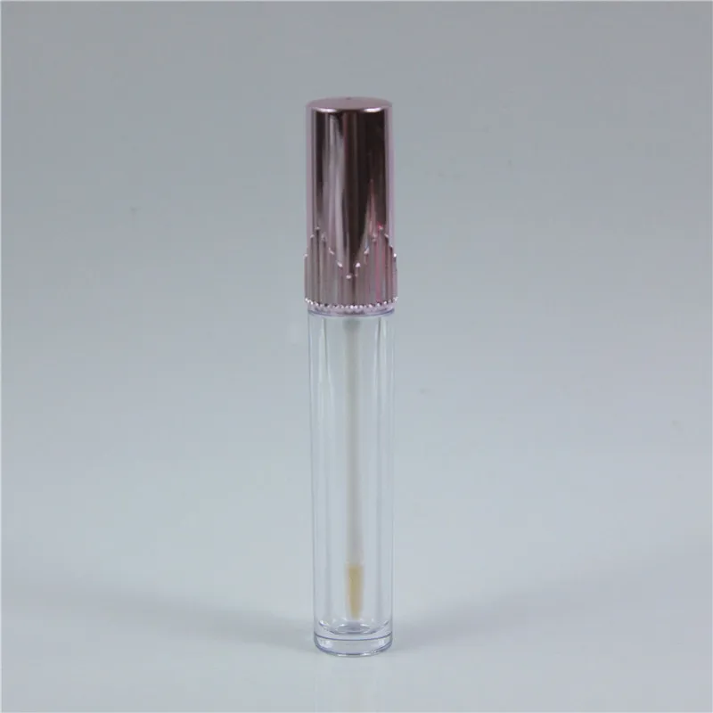 

5pcs/lot 7ml Mini Lip Gloss Containers With Brush Empty Purple Lipstick Cosmetic Container 12 x 120mm