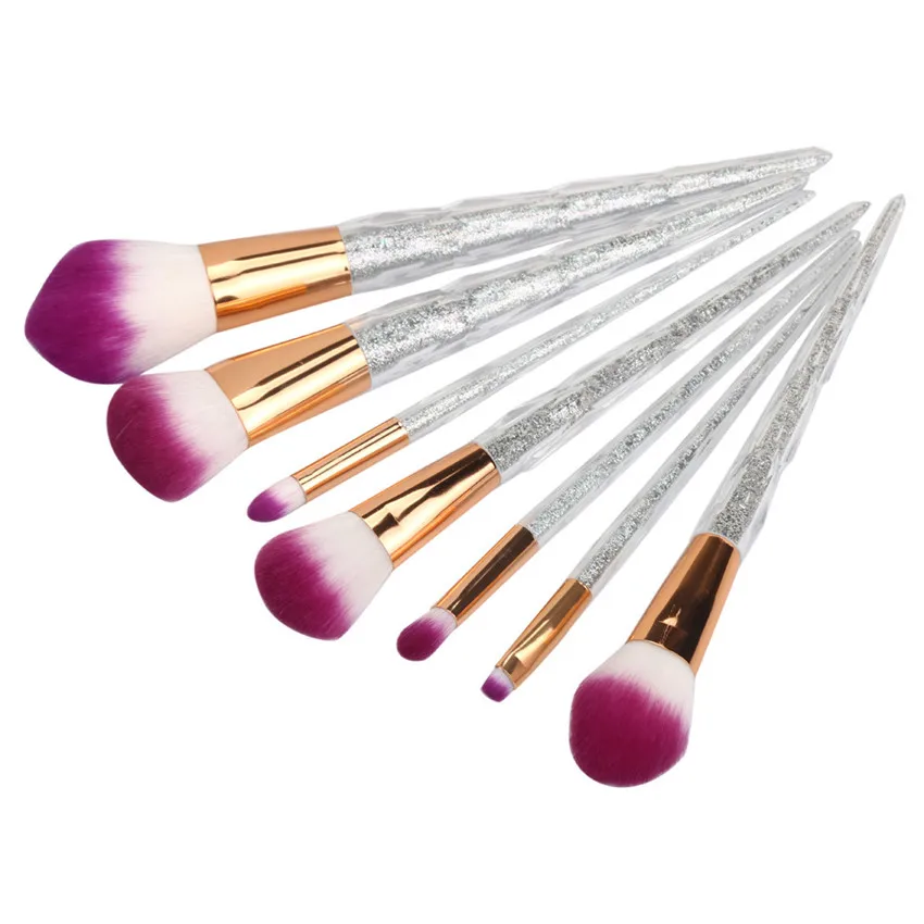 

7Pcs Professional Makeup Brush Set Cosmetic Brushes Powder Foundation Eyeshadow Lip Eyebrow Beauty Brush
