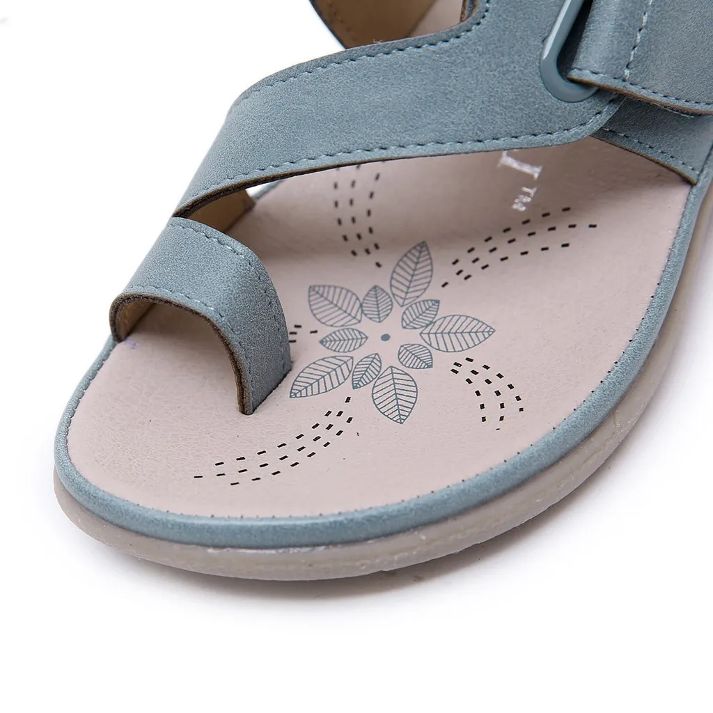 Летние пляжные шлепанцы в богемном стиле с цветочным узором для девочек красивые туфли на плоской подошве для принцессы Повседневные тапочки для детей; Zapatos De Mujer