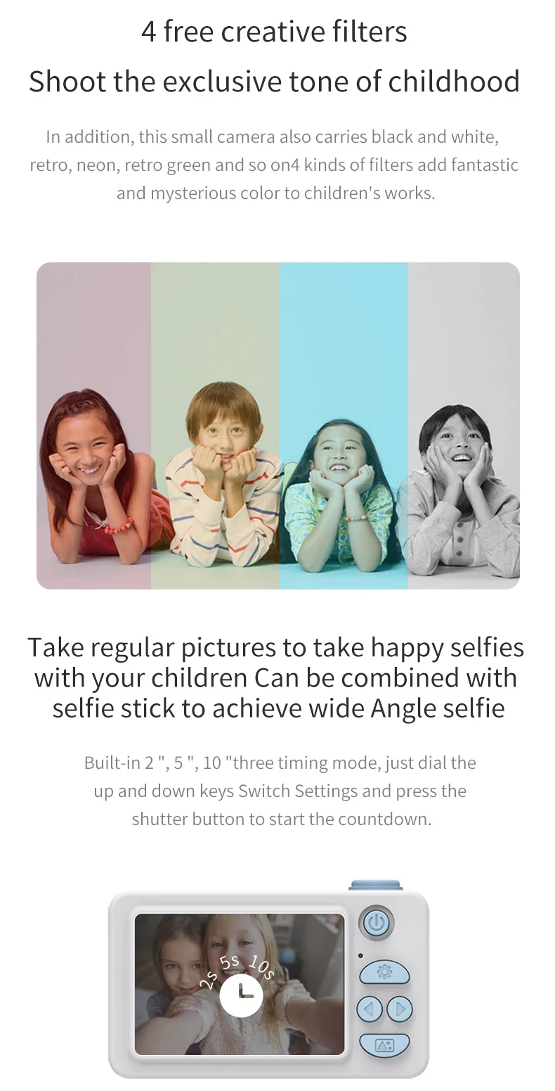8MP HD camaras fotograficas digitales мини Детская мультяшная Цифровая видеокамера защитный чехол 2," ЖК-экран подарки игрушки для детей