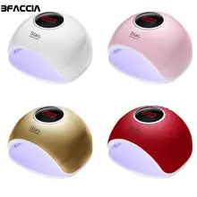 Bfaccia УФ светодиодный светильник для Сушилка для ногтей лампа для маникюра 72 Вт жидкокристаллический смарт-дисплей для всех гель лак для ногтей инструменты для дизайна ногтей