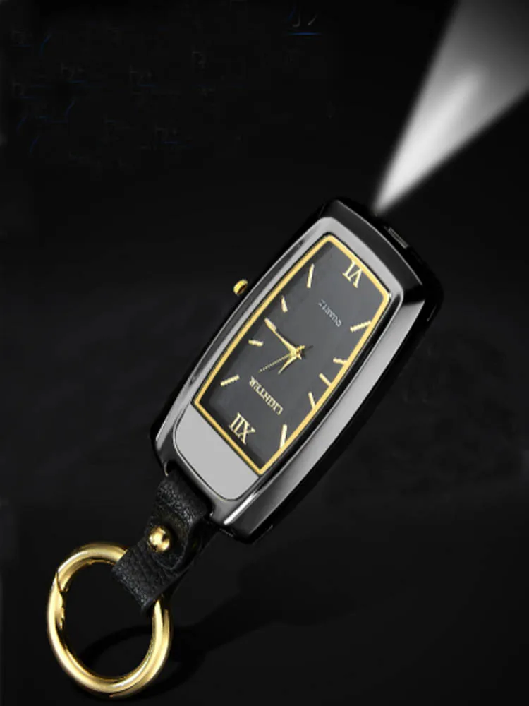 

100pcs Multifunctional watch USB cigarette lighter flashlight