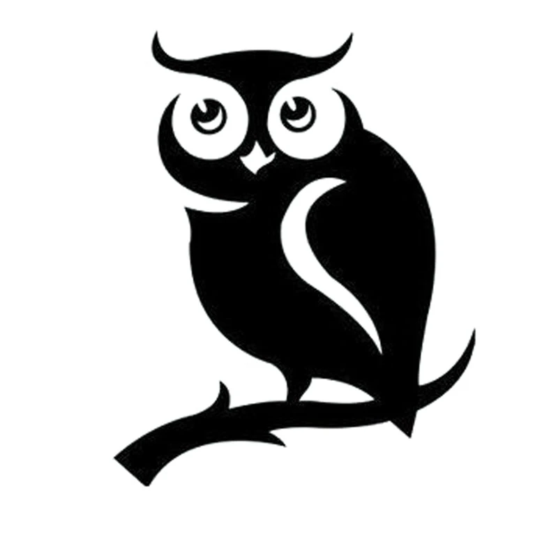 A109 owl hoot tree branch vinyl decal car sticker A109 owl hoot tree branch vinyl decal car sticker