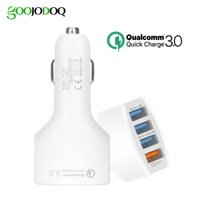 QC 3.0 سريع سيارة-شاحن آيفون سريعة تهمة 3.0 شاحن سيارة ل الهاتف المحمول سريع سريع شاحن 3.0 ل سامسونج Xiaomi QC 3.0 سريع سيارة-شاحن آيفون سريعة تهمة 3.0 شاحن سيارة ل الهاتف المحمول سريع سريع شاحن 3.0 ل سامسونج Xiaomi