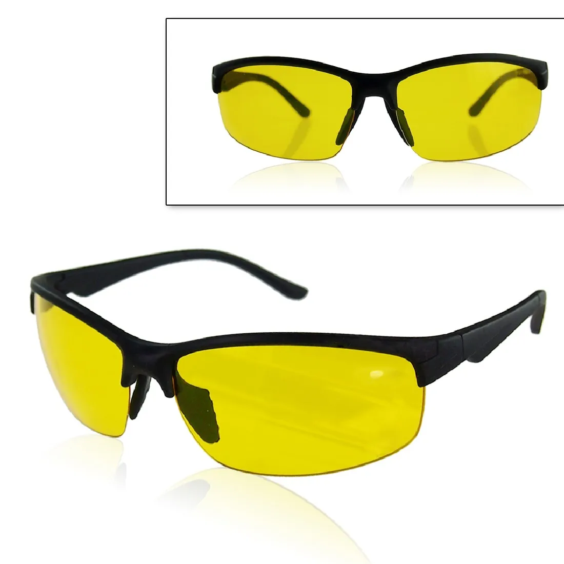 Лидер продаж Высокое разрешение Ночное видение очки поляризационные солнцезащитные очки для вождения желтые линзы классический UV400 унисекс очки для рыбалки