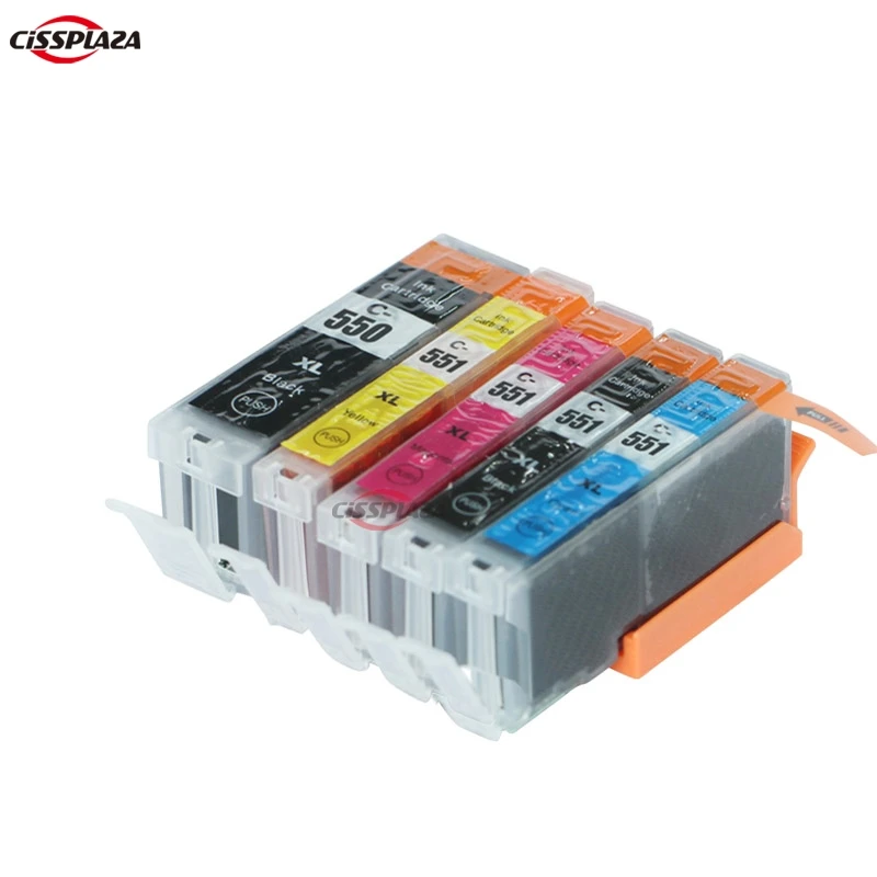CISSPLAZA 15 x совместимый чернильный картридж PGI550 CLI551 для Canon Pixma IP7250 MG5450 MX925 MG5550 IX6850 MX725