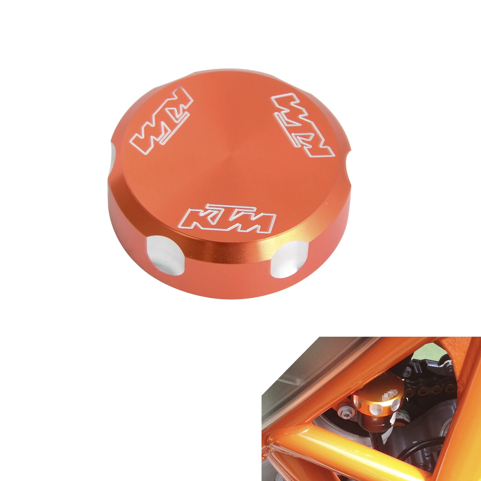 

CNC Billet Rear Brake Reservoir Cap for KTM 690 Duke 1050 Adventure 1190 RC8 1290 Super Duke/Adventure New