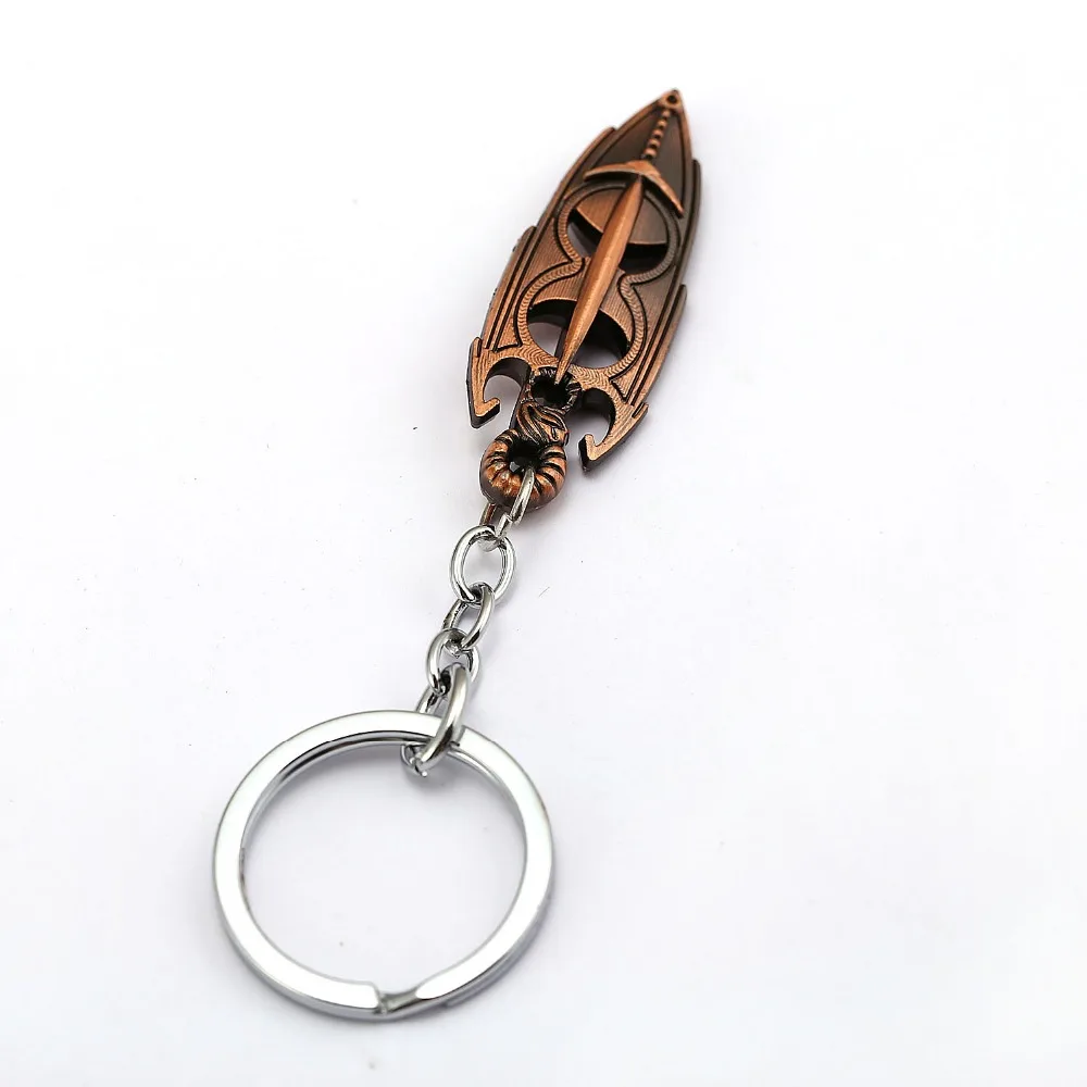 Кольцо для ключей с объемным изображением дракона Skyrim подарочное ювелирное