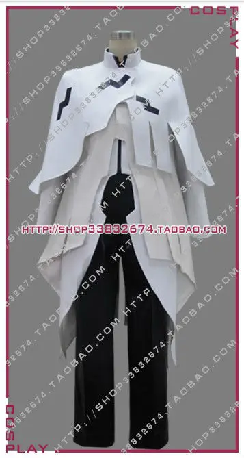 Guilty Crown TSUTSUGAMI GAI белый косплей-костюм