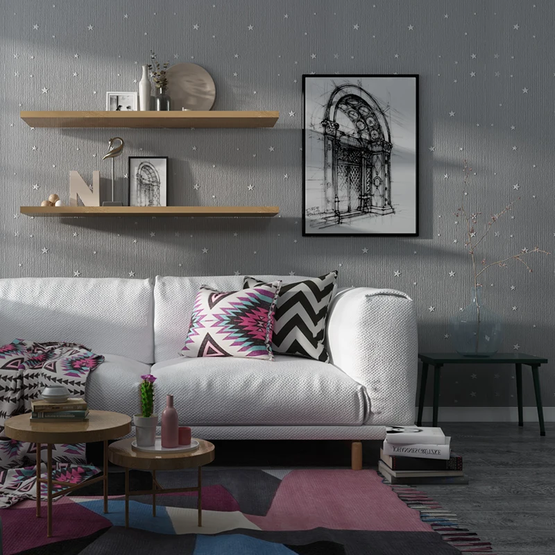 Wallpaper Self-Adhesive Children Room Bedroom 3D Stars Photo Wall Mural Living Room PVC Waterproof Vinyl Wall Papers Home Decor Wallpaper Self-Adhesive Children Room Bedroom 3D Stars Photo Wall Mural Living Room PVC Waterproof Vinyl Wall Papers Home Decor