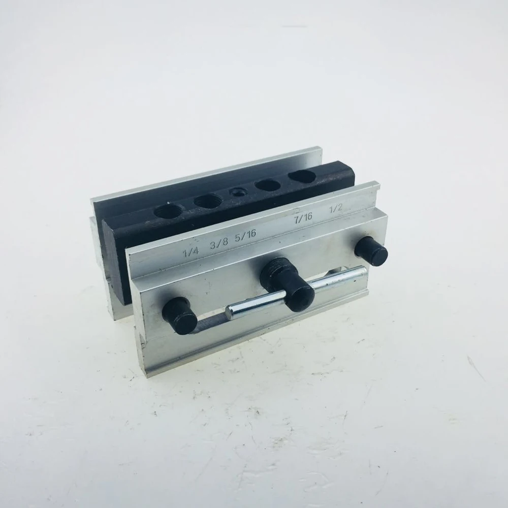 

Round Drilling Positioner Pin Drill Hole Locator Round Pin Hole Vertical Drilling Fixture Sets Wood Working Tool