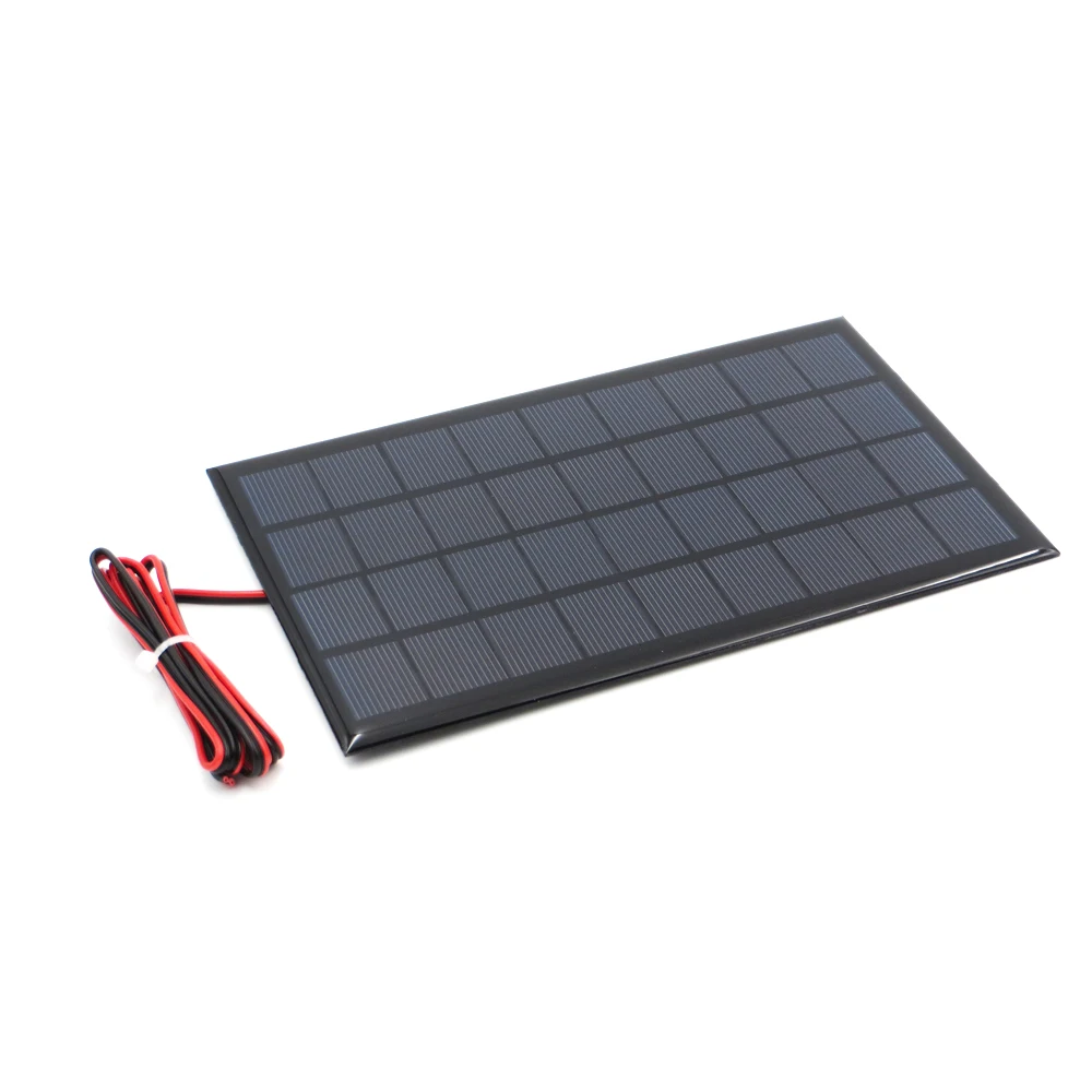 

1pc x 9V 333mA with 100cm extend wire Solar Panel Polycrystalline Silicon DIY Battery Charger Small Mini Solar Cell cable toy
