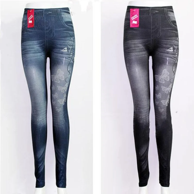 Женские джинсы с вышивкой бабочки/звезды джинсовые брюки сексуальные Эластичные Обтягивающие Леггинсы для женщин джинсовые обтягивающие