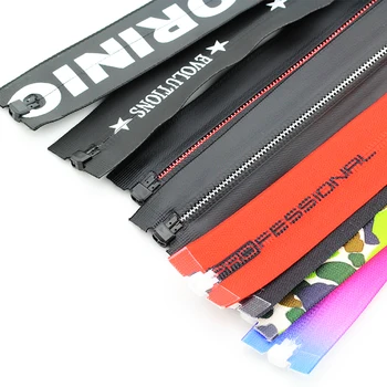 

5# 70cm open-end ECO waterproof plastic nylon zippers for garment outdoor jacket