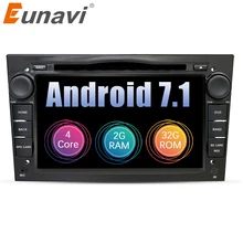 Eunavi 2 Din Quad Core Android 7.1 Car DVD Radio Player For Opel Astra Vectra Antara Zafira Corsa GPS Navigation Wifi Bluetooth