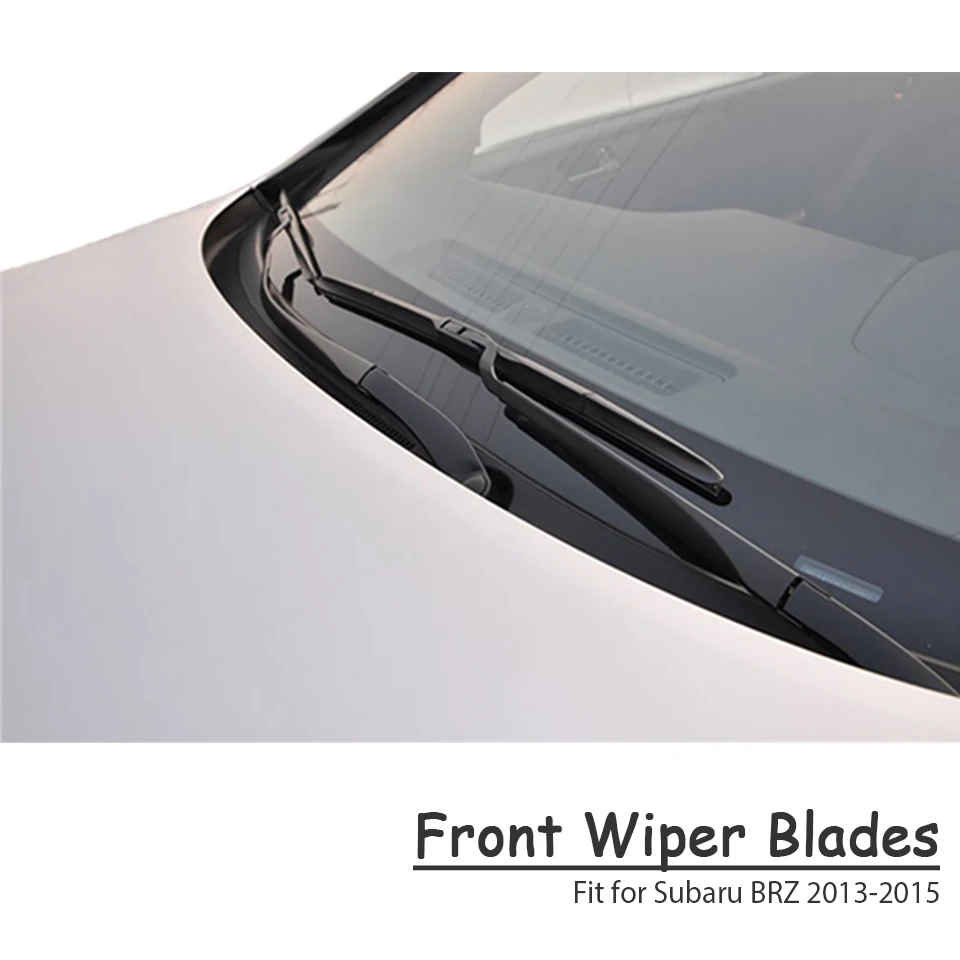 BOOMBLOCK 2PCS High Quality Front Windshield Wiper Blades For Subaru BRZ 2013 Accessories
