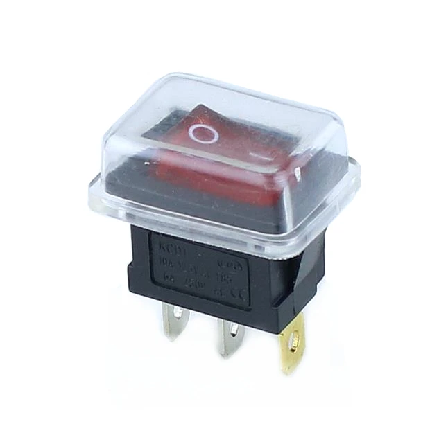 1PCS KCD1  2PIin 3Pin Boat Car Rocker Switch 6A/10A 250V/125V AC Red Yellow Green Blue black  Button Best Price KCD1