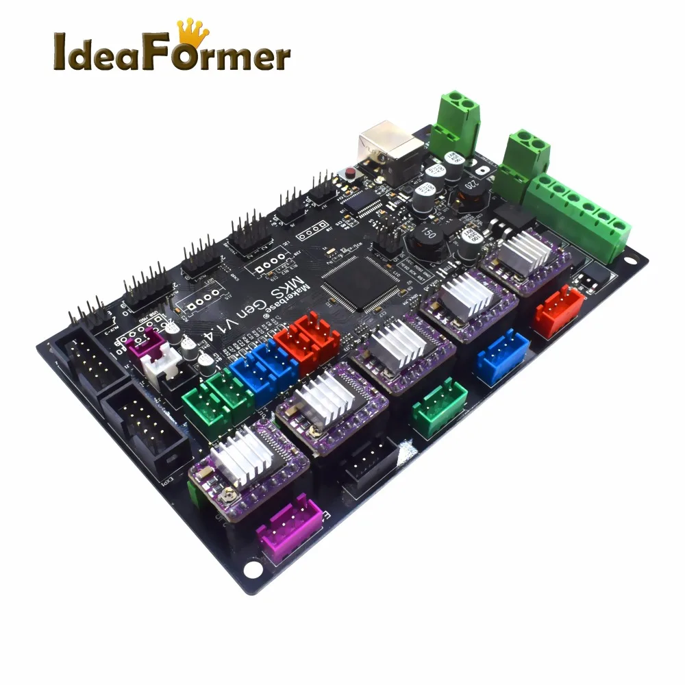 Запчасти для 3D принтера MKS Gen V1.4 плата управления Mega 2560 R3 Материнская RepRap Ramps1.4 +