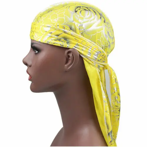 Мужская Байкерская шапка с галстуком бабочкой Durag Bandanna спортивные шапки