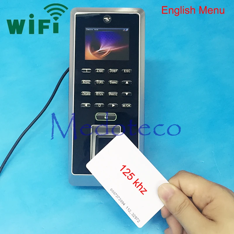 

Wifi fingerprint Access Control Security Access Control Optional Spanish Arabic Menu Rfid Wifi Door Access Controller F20/F21
