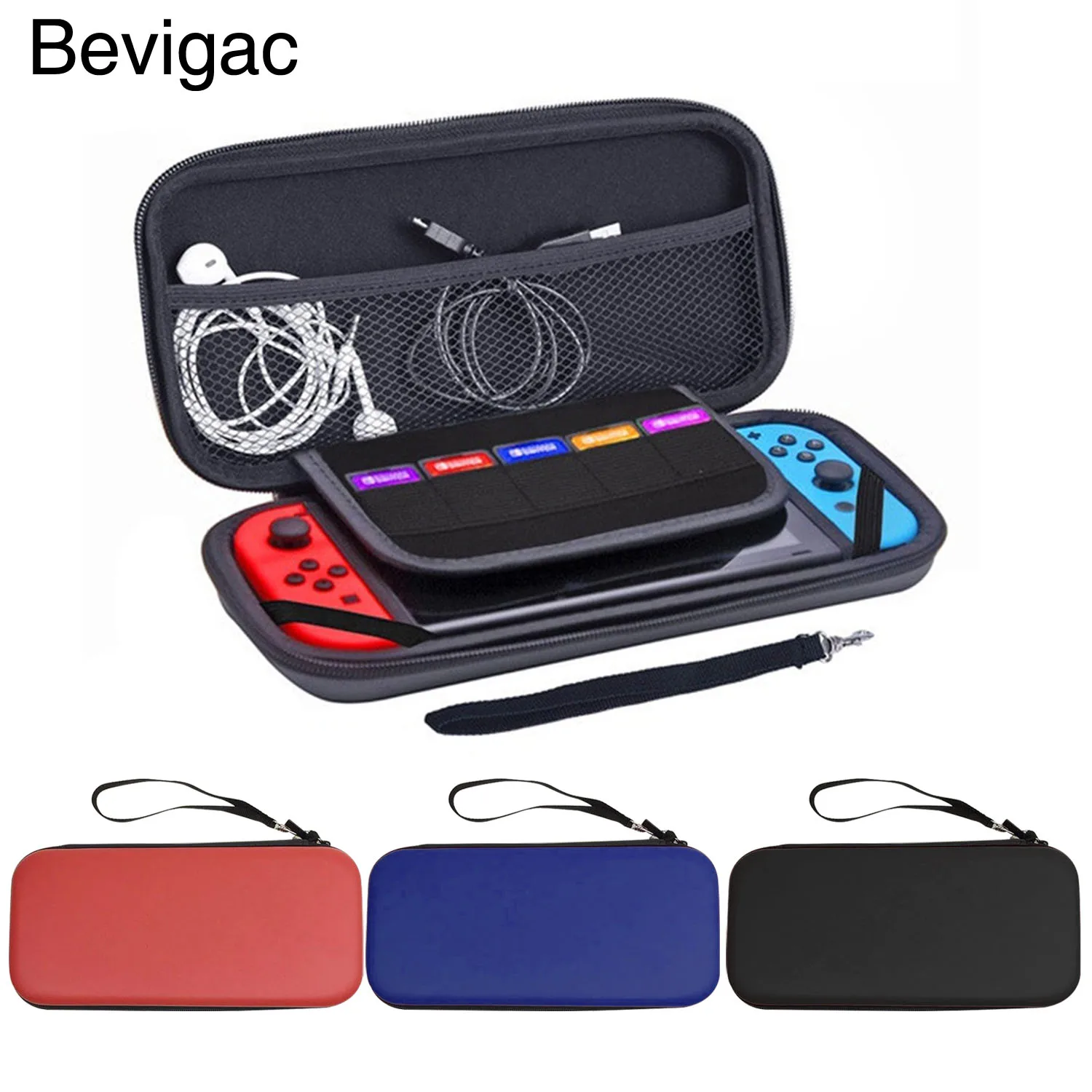 

Bevigac Portable Travel Protective Case Shell Storage Carrying Pouch Bag Box for Nintendo Nintend Switch Nintend Nitendo Console