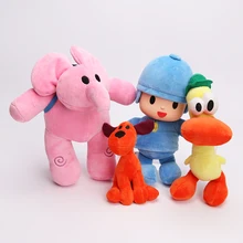 4 шт./лот детская Brinquedos подарок Pocoyo Элли и Pato и POCOYO& Loula, мягкие плюшевые игрушки, хороший подарок для детей