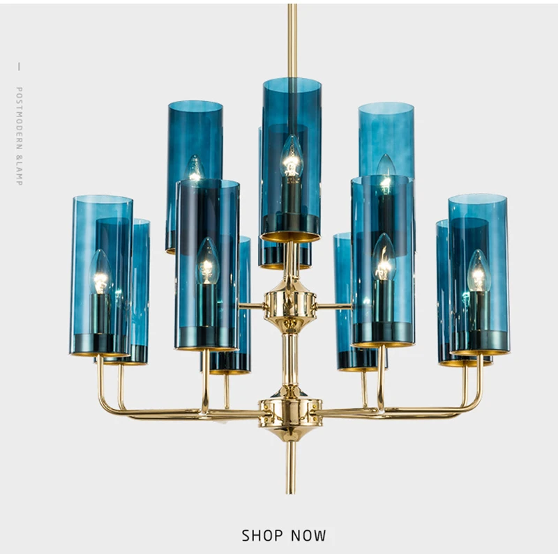 Современная лампа на подтяжках Lumiere светодиодная люменная фойе Rond Boule De Verre Noir или