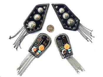 

metalpunk-tessel rhinestone beaded patches perle pour coudre vetement applique sew on patches for clothes bordados para costura