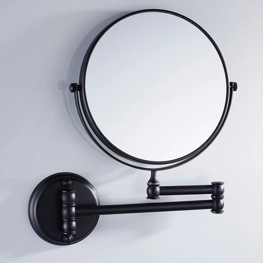 Лейден хром ORB латунь зеркала для ванной черный серебристый 8 дюймов 20 см зеркало для ванной комнаты настенное крепление косметическое зеркало аксессуары для ванной комнаты