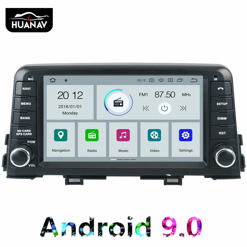Автомагнитола на Android 9 0 без DVD проигрывателя GPS навигация стерео для KIA PICANTO MORNING 2017