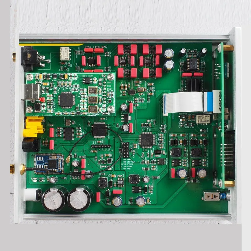 2018 TZT D5 USB DAC ES9038Q2M DSD512 Bluetooth 9. 0 TPA6120 XMOS 5 Φ DC12V мини Hi Fi аудио усилитель|Усилители