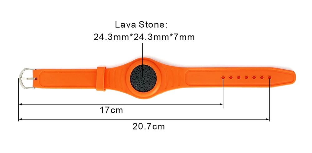 ZP-BS1500 lava diffuser Silicone bracele -size (9)