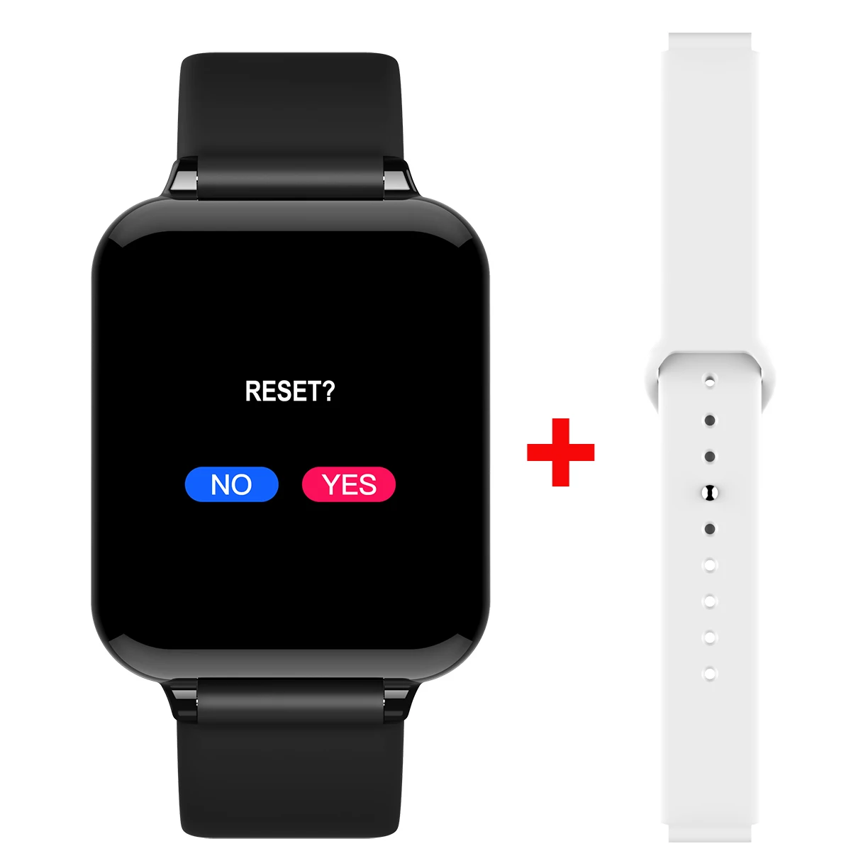 LEMFO спортивные умные часы для женщин и мужчин, водонепроницаемые Смарт-часы с сердечным ритмом, кровяное давление, умные часы для Android IOS Apple phone - Цвет: black white