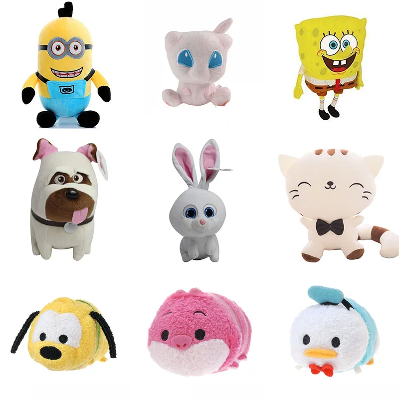 

1Pcs Dog and Cat Plush Doll Toys for Kid's Girl/boy Rabbit Mouse Cute Animal Duck Pigs Cat Plush Monster 20cm Children's Gifts