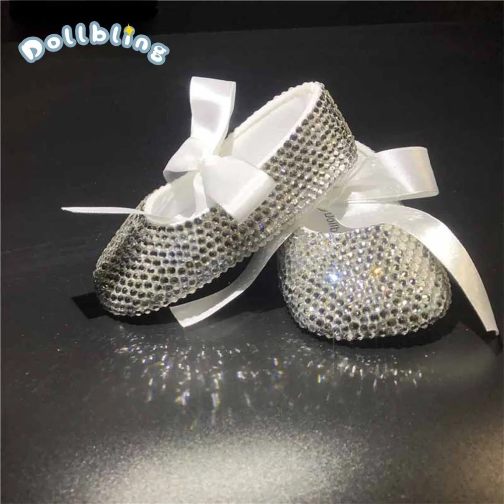 rhinestone baby shoes