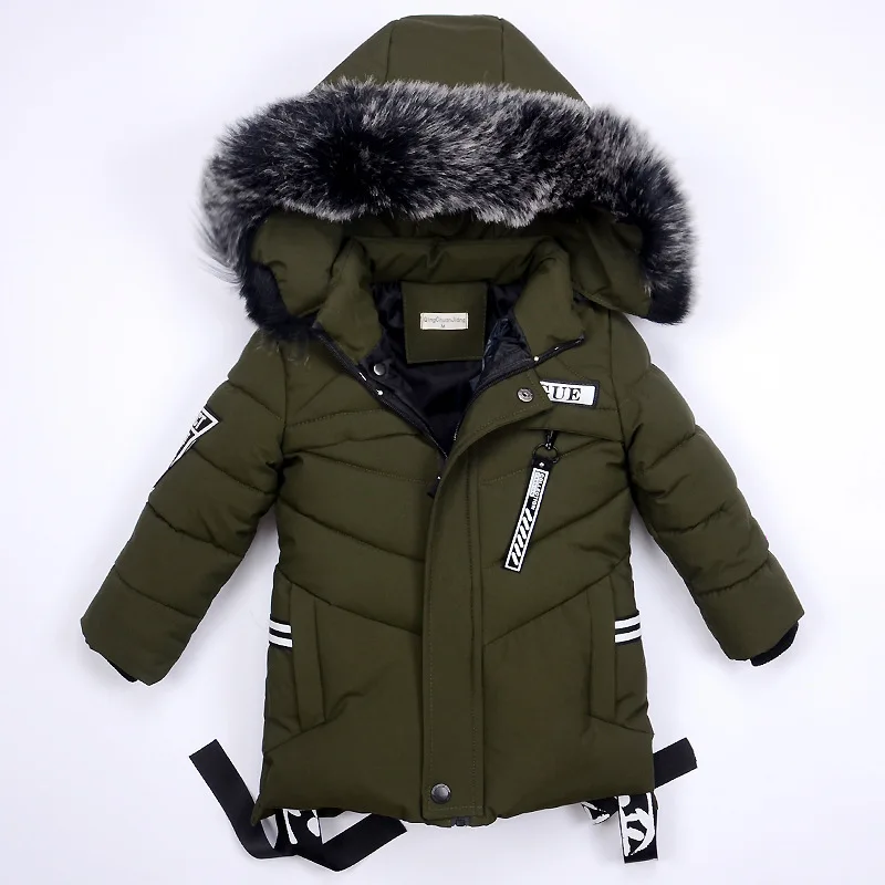 Winter Jackets for Boy Warm Coat Kids Clothes Snowsuit Outerwear ...