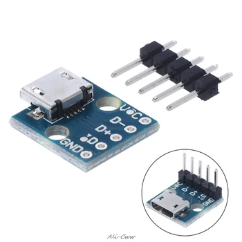 

Adjustable Constant Voltage Current Power Supply Module Female MICRO USB To DIP 5-Pin Pinboard 2.54mm Micro USB Type Hot Sell