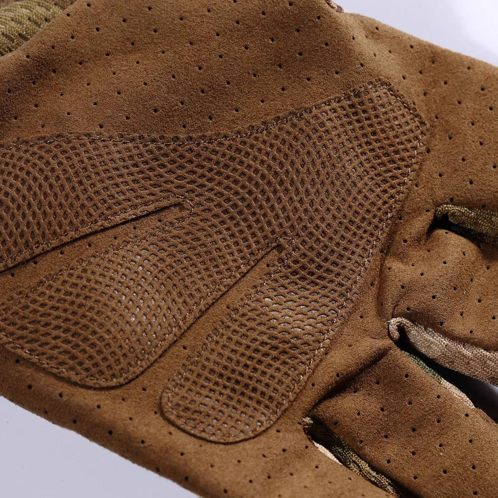 Multicam Camo Flexible Touch Screen Lightweight Breathable Assault Motorcycle Hard Knuckle Full Finger Gloves Outdoor Cycling