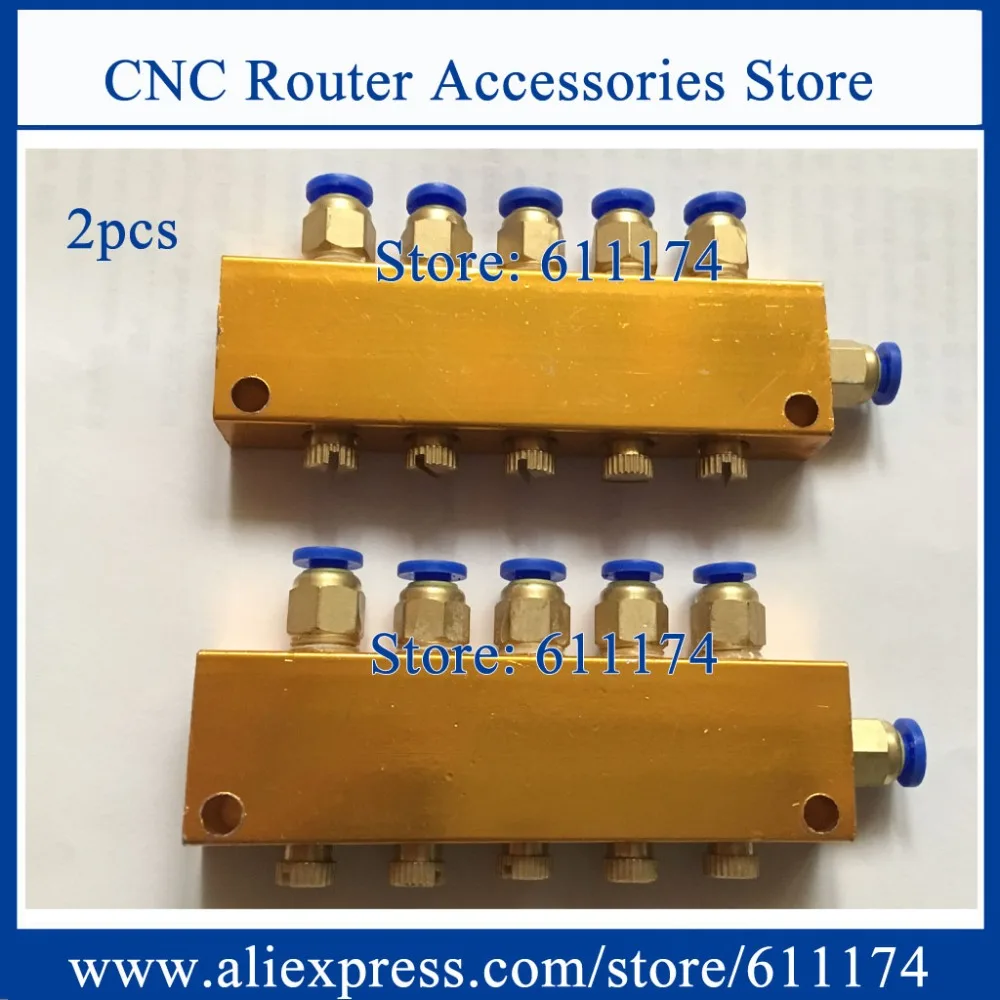 oil distributor 2way 5 way 6way Adjustable oil discharge 4mm Automatic
