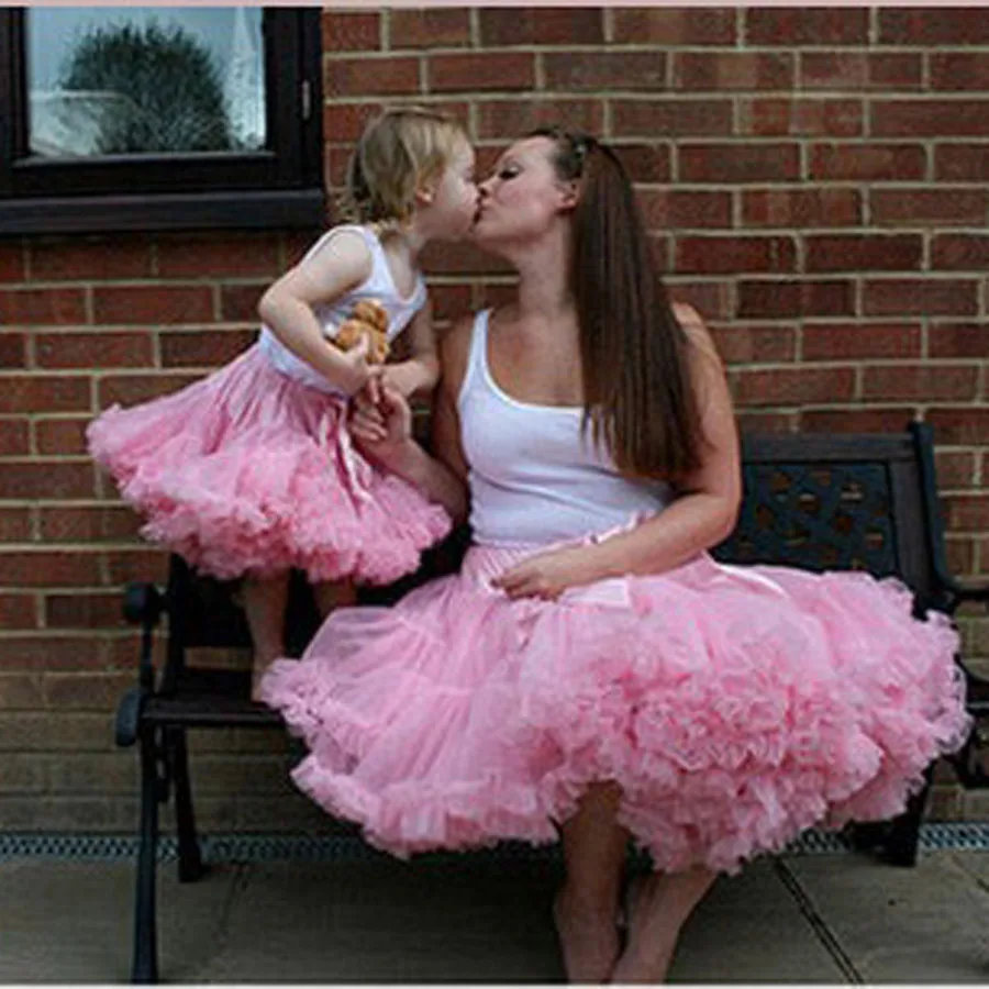 Юбка пачка для малышей и матери юбка девочек Семейные костюмы реквизит фото