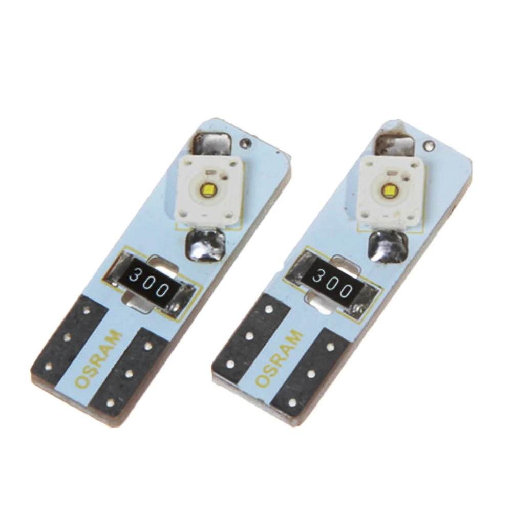 

2pcs Bosmaa T10 6W 2SMD6070 with Osram Chips Tail Light Position Lights or License Plate Lights Width Lights 194 W5W Car Bulbs