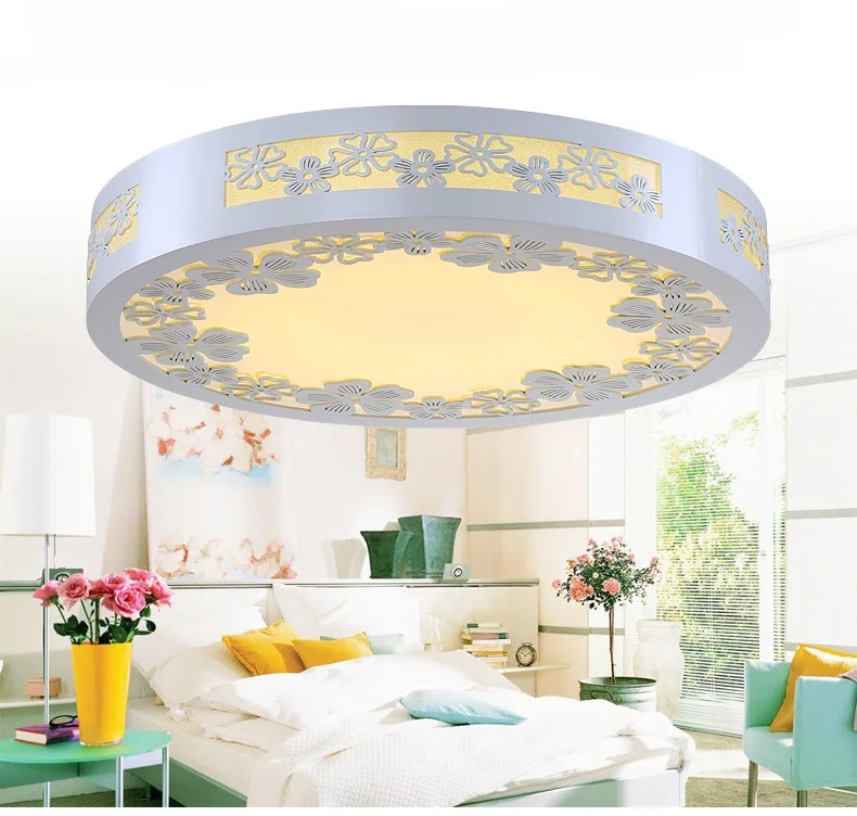 

Room lamp creative ceiling lamp decoration master bedroom warm romantic circle simple dining room atmosphere Ceiling lamp ZA