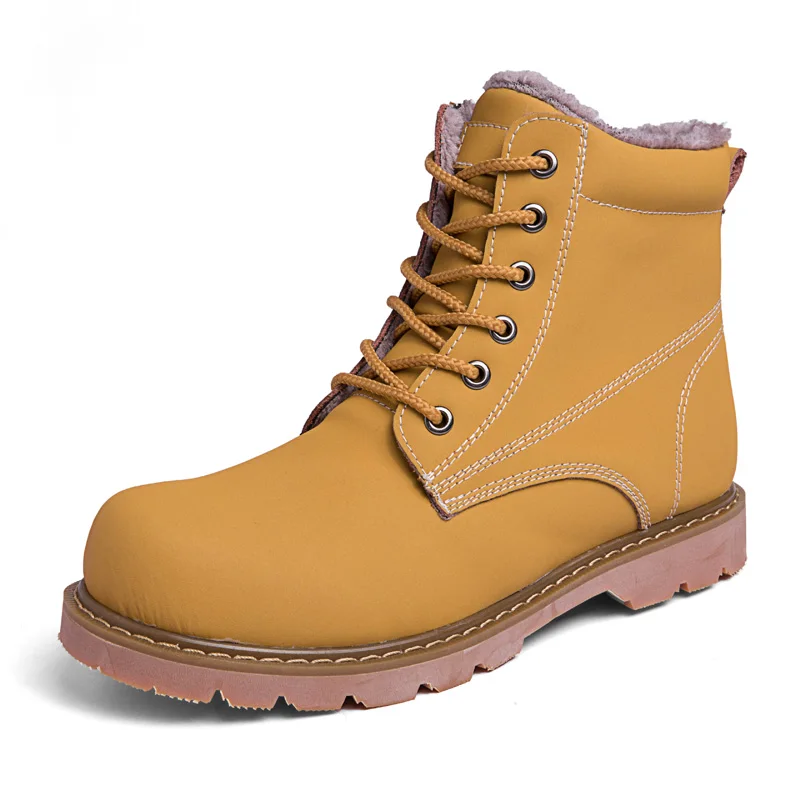 Inverno Cotton Água Outono De Cotton Quente Black D' Masculino À yellow Ferramental Prova Trabalho 35 black Dos Couro Amantes Homens yellow 45 Tornozelo Unisex Casuais Botas Neve vqzpx4wna