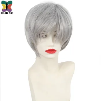 HAIR SW Short Straight Grey Synthetic Wig Haircuts Pixie Shag Hairstyles Classic Full Wigs For Women Over 50
HAIR SW Short Straight Grey Synthetic Wig Haircuts Pixie Shag Hairstyles Classic Full Wigs For Women Over 50