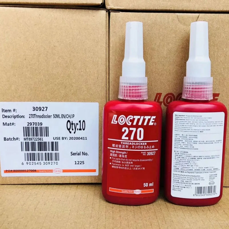 

loctite 270 glue 50ml thread locking agent, high strength