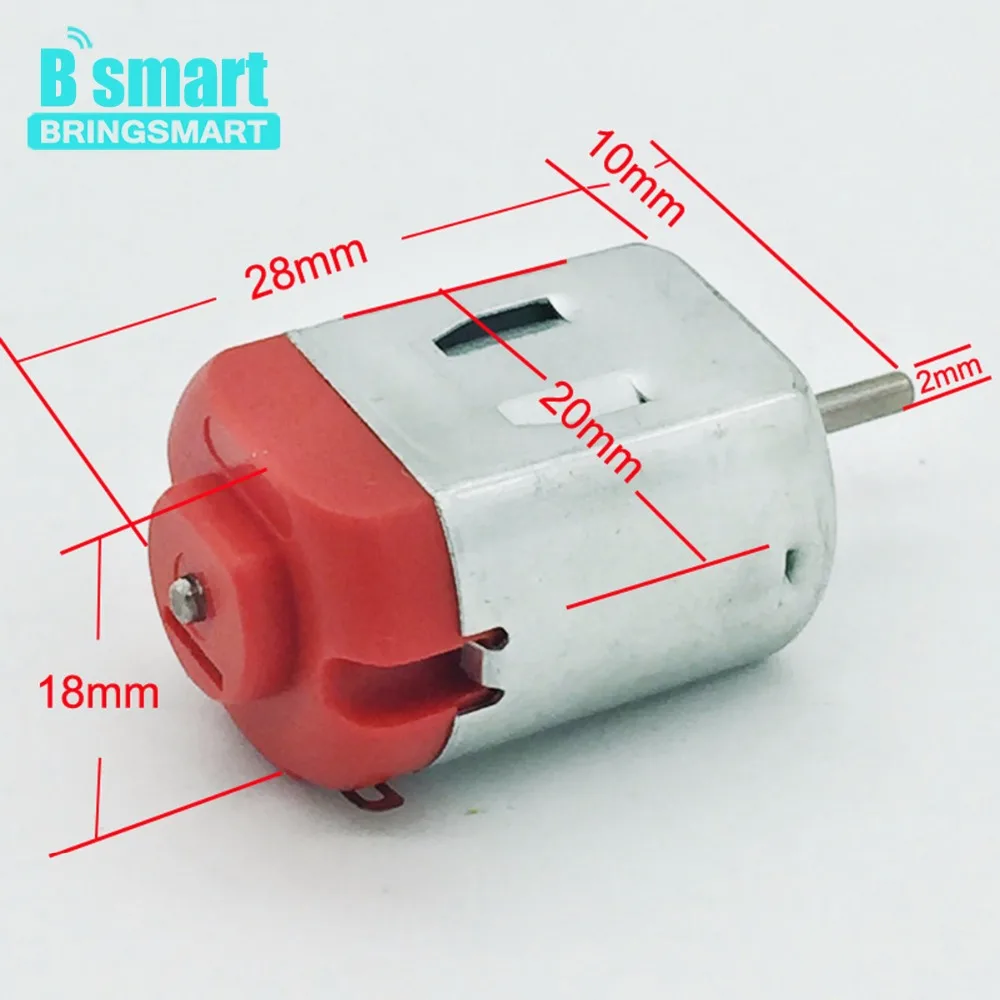 Bringsmart 4 шт 130 3В DC мотор высокая скорость для игрушечного автомобиля колеса микро