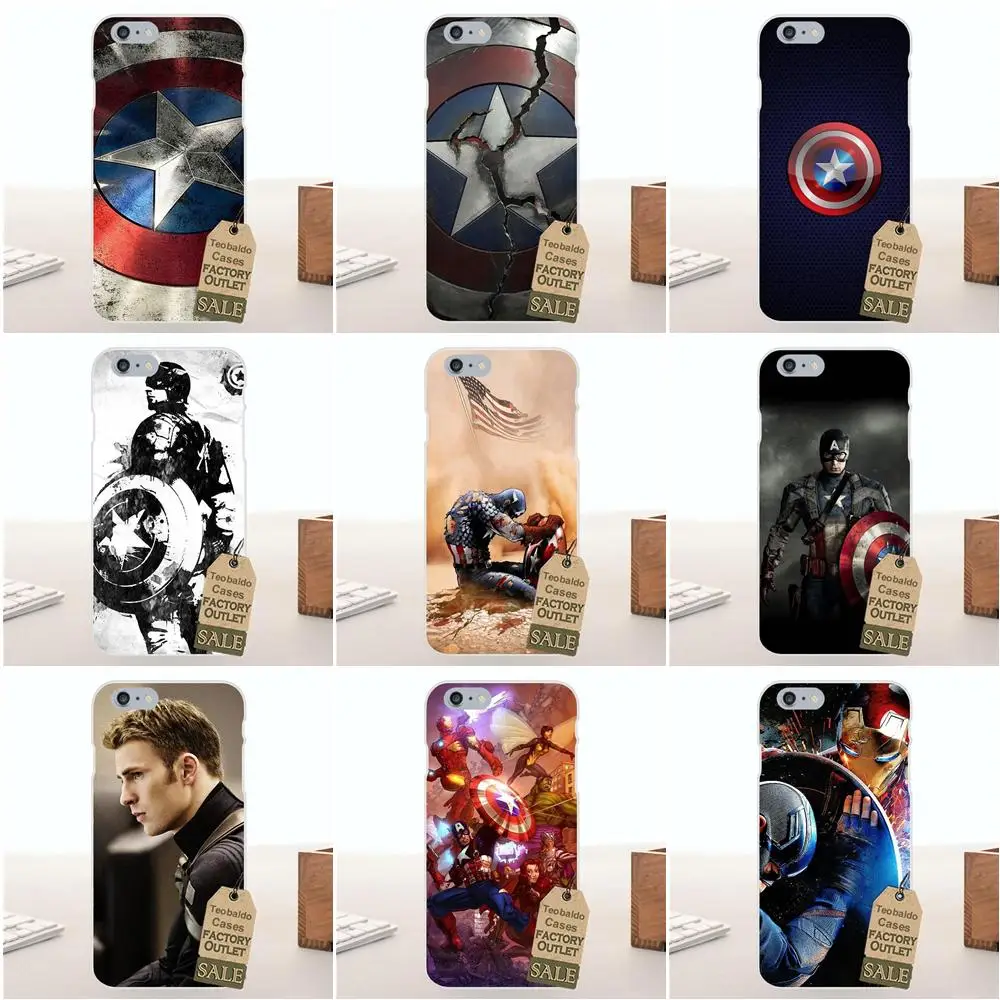 Tpwxnx супергерой Капитан Америка щит Marvel для Apple iPhone X 4 4S 5 5C SE 6 6S 7 8 Plus LG G4 G5 G6 K4 K7 K8 K10 |