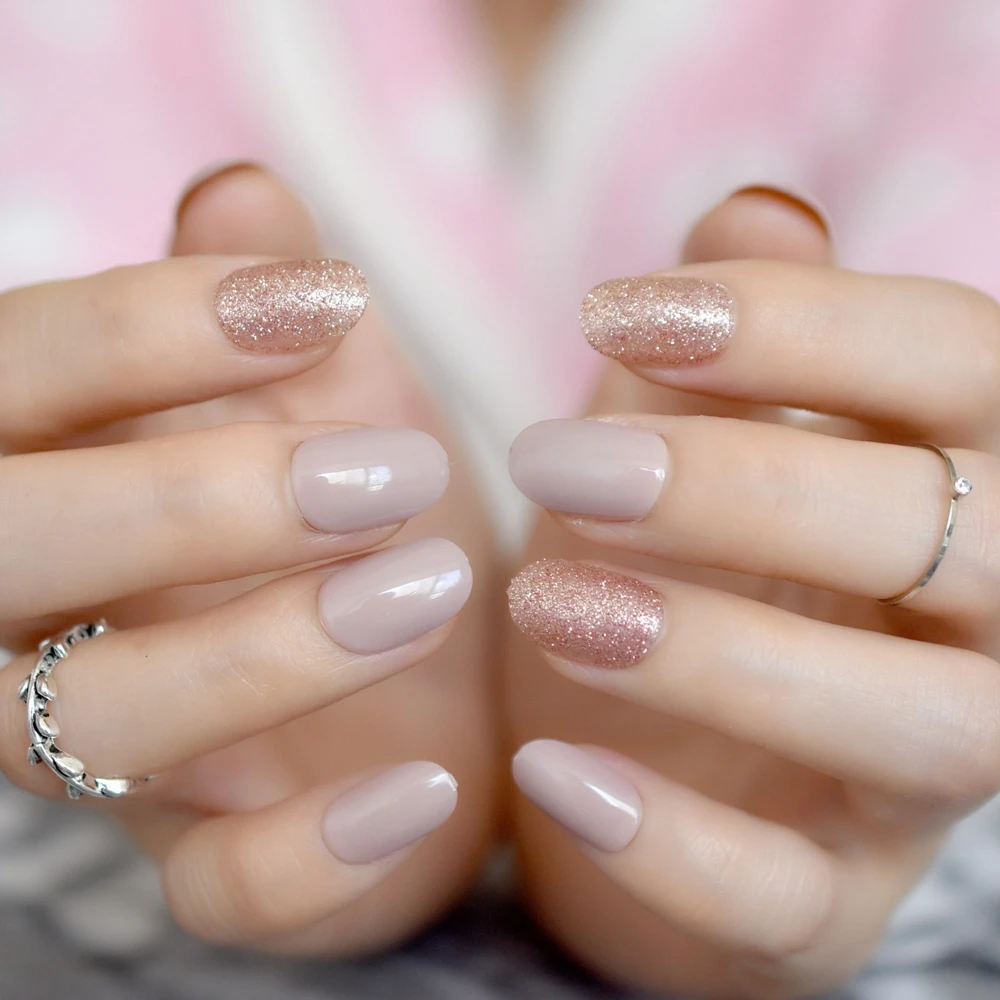 Stiletto Nails Clear White Nude French Fake Nails Pointed 
