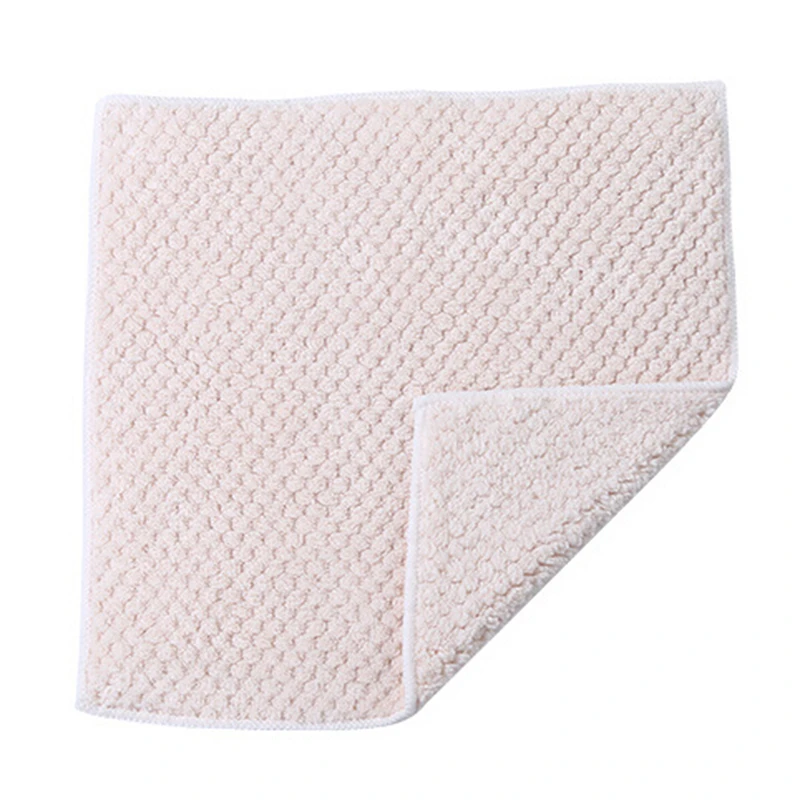 New Kitchen Home Towel Super Absorbent Clean Cloth Sink Wipe Coral fleece Household Glass Window Cleaning Cloth