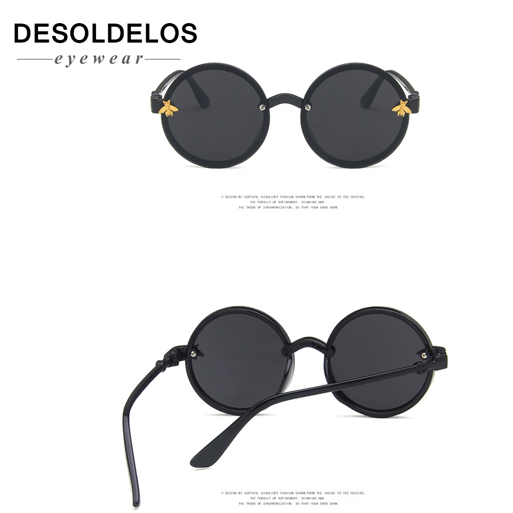 Модные брендовые Детские солнцезащитные очки, черные детские солнцезащитные очки в стиле ретро, детские солнцезащитные очки с защитой от ультрафиолета, детские солнцезащитные очки, очки для мальчиков и девочек